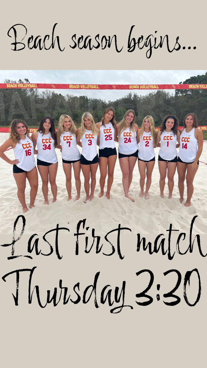 CCC Beach Volleyball tweet media