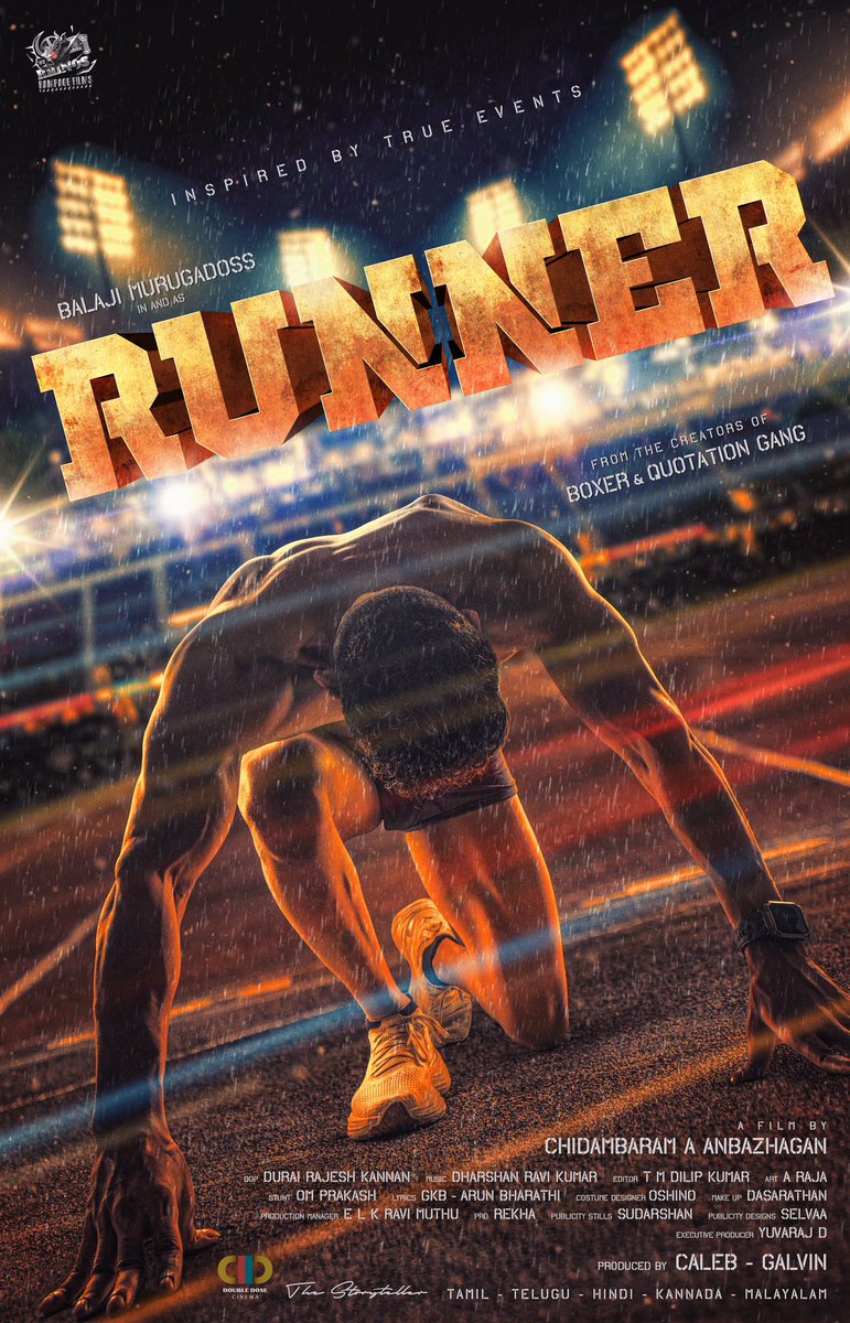 Silambarasan TR (@silambarasantr_) on Twitter photo Wishing <a href="/OfficialBalaji/">Balaji Murugadoss</a> on his next film #Runner, directed by <a href="/DirAnbazhagan/">Anbazhagan Filmmaker</a> . The world champion who never was! Best wishes to the entire team! Happy to launch the firstlook here.
<a href="/dharshanmusic/">Dharshan Ravi Kumar</a> @TMDilip_EDITOR <a href="/OshinoA/">lazyraxy</a> <a href="/itsselvaa/">Selvaa</a> <a href="/ProRekha/">Rekha</a> Wishing <a href="/OfficialBalaji/">Balaji Murugadoss</a> on his next film #Runner, directed by <a href="/DirAnbazhagan/">Anbazhagan Filmmaker</a> . The world champion who never was! Best wishes to the entire team! Happy to launch the firstlook here.
<a href="/dharshanmusic/">Dharshan Ravi Kumar</a> @TMDilip_EDITOR <a href="/OshinoA/">lazyraxy</a> <a href="/itsselvaa/">Selvaa</a> <a href="/ProRekha/">Rekha</a>