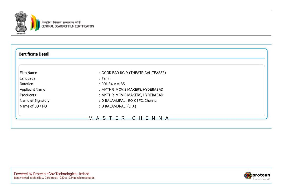 Gayathr56705626's tweet image. #GoodBadUgly teaser censored✅ run time 1 minute 34 seconds 💣💥🔥
