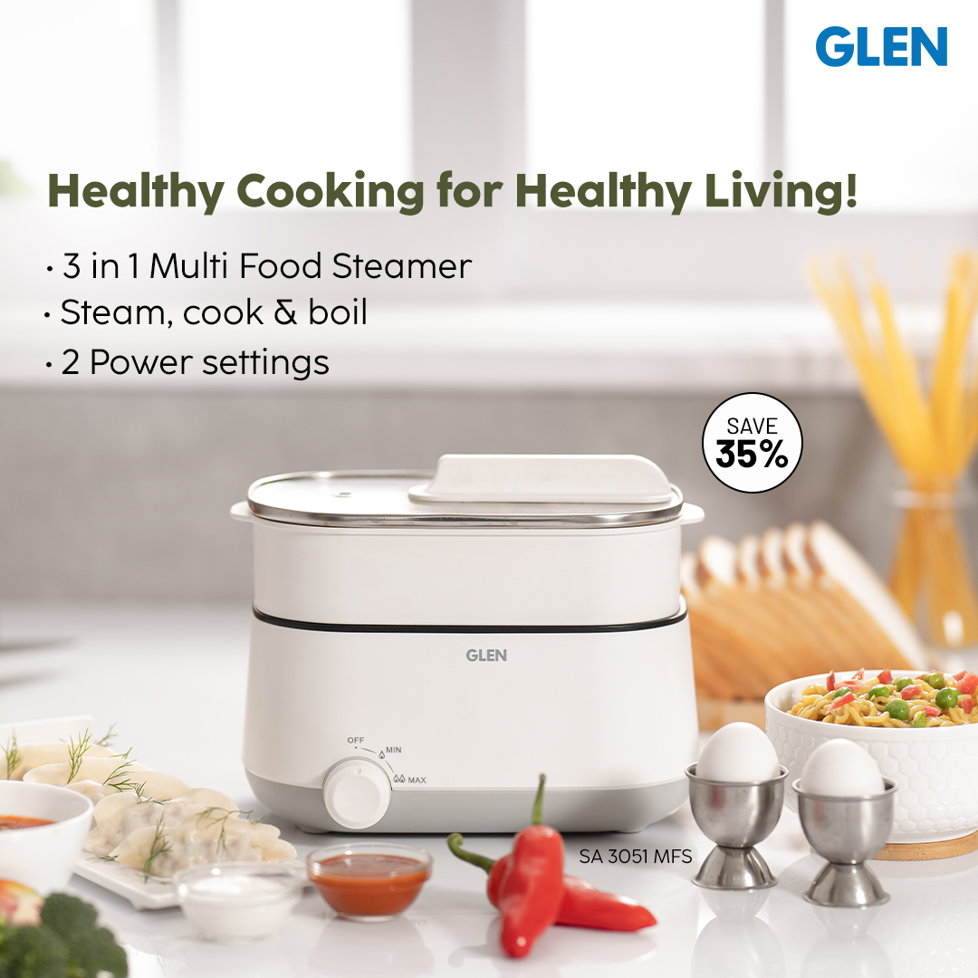 Simplify your cooking with the 3-in-1 Multi Food Steamer! Steam, cook, and boil your favorite meals effortlessly with 2 power settings for ultimate convenience.

Shop Now: shorturl.at/QwRWP

#MultiFoodSteamer #HealthyCooking #SteamCookBoil #KitchenEssentials