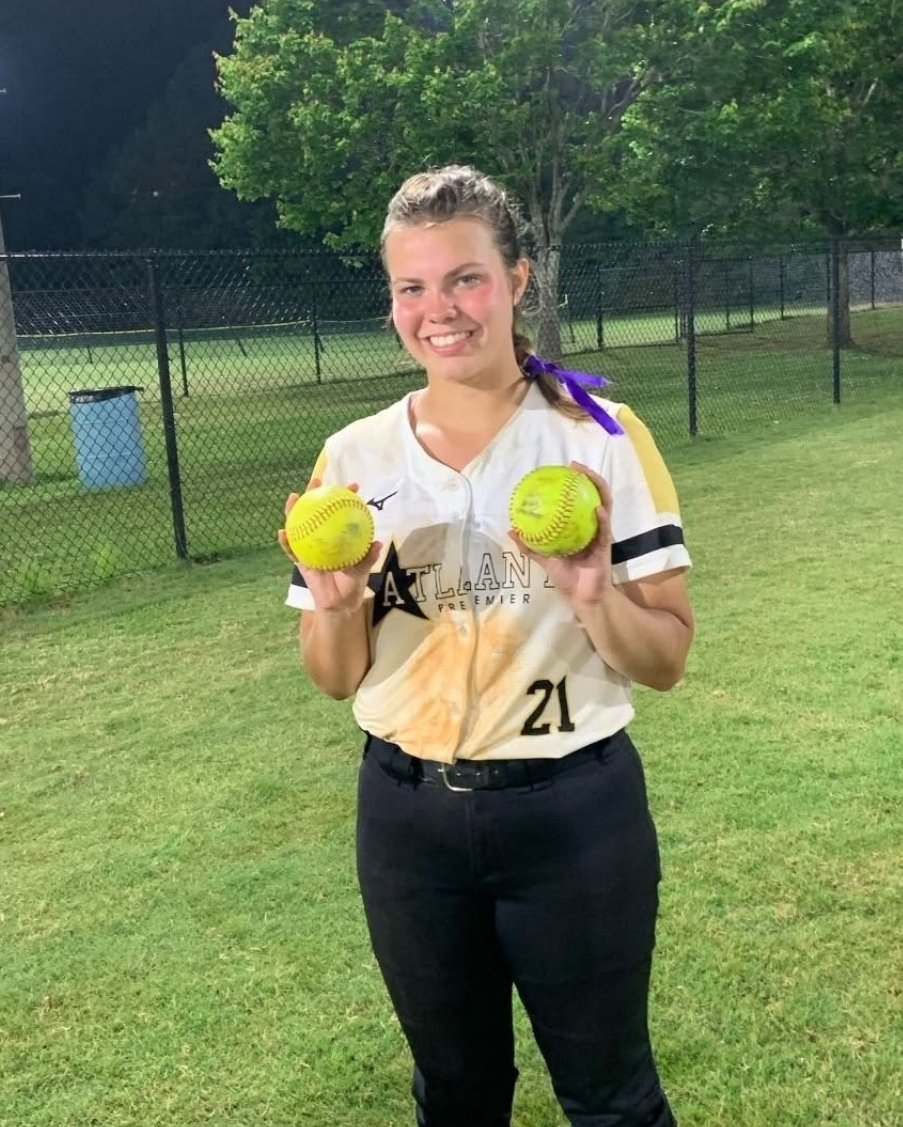 We would like to welcome Chesnee Strickland to our team. Chesnee is a pitcher/infielder with a very strong bat. She has  good velocity and control when pitching and  is a great addition to our pitching staff.