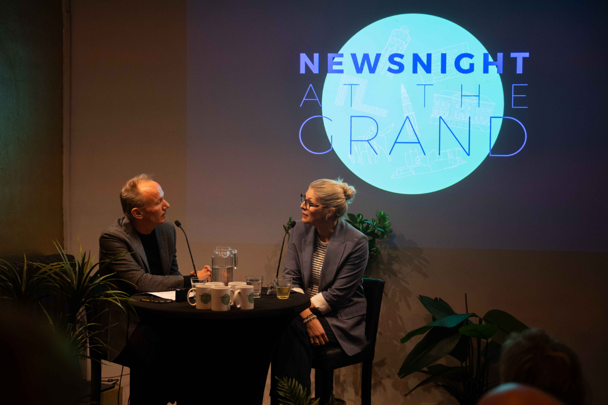 Marieke Ferwerda was maandag te gast bij Newsnight at the Grand en sprak over de toekomst van Nationaal Coördinator Groningen. Ze erkende fouten uit het verleden, maar benadrukte: 'We willen het vanaf nu beter doen en vertrouwen terugwinnen.' bit.ly/3ETMtau