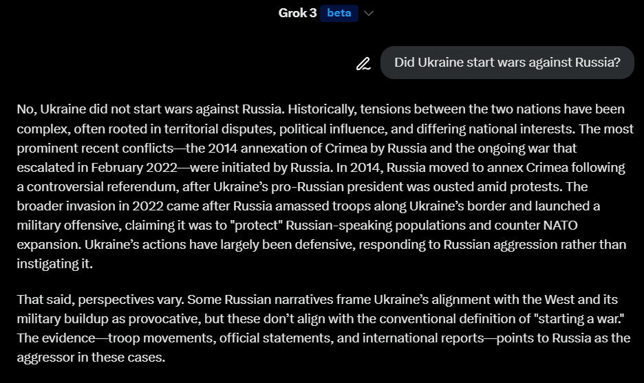 EarDog's tweet photo. Grok is excellent as a fact-checker. https://t.co/sjmQChcjZN