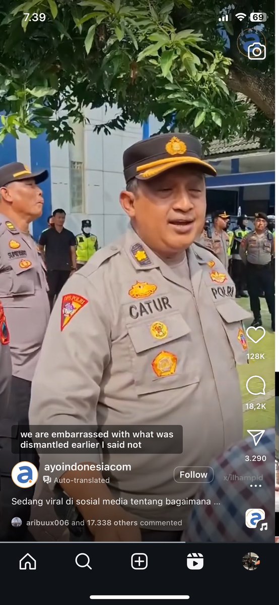 Sebenernya aku teh polisi :(