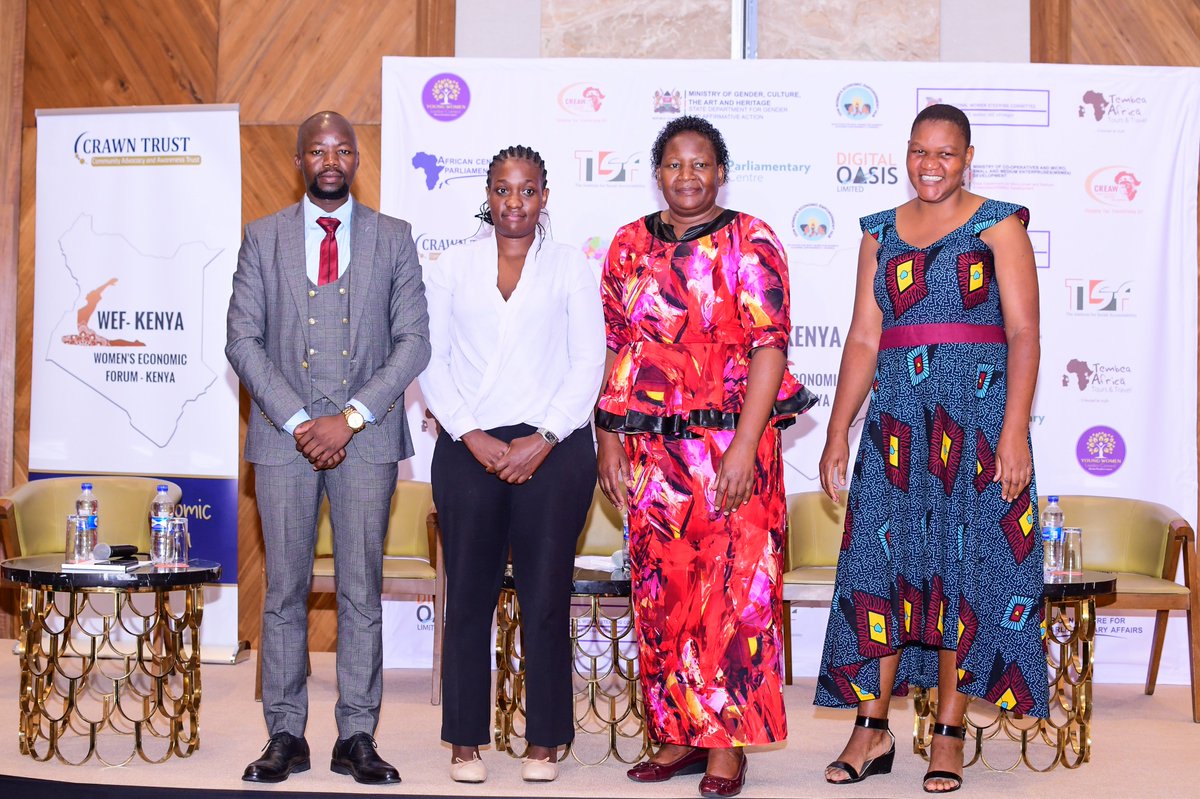 #WhatWorksForWEE #WEFK2025
Women spend 60% of their time on unpaid care and domestic work that is unaccounted for; We want to recognise and acknowledge its contribution to Kenya’s economic GDP
<a href="/gender_ke/">State Department for Gender Affairs - Kenya</a> <a href="/wee_hub/">UON WEE HUB</a> <a href="/TISAKenya/">@TisaKenya</a> <a href="/AcepaAfrica/">African Centre for Parliamentary Affairs (ACEPA)</a>