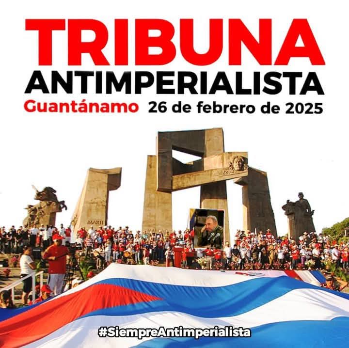 🇨🇺✊Súmate desde las redes sociodigitales al apoyo a los hermanos de Guantánamo, que hoy reiteran en nombre del pueblo de #Cuba que seremos: ¡#SiempreAntimperialista! #NoAlFascismo