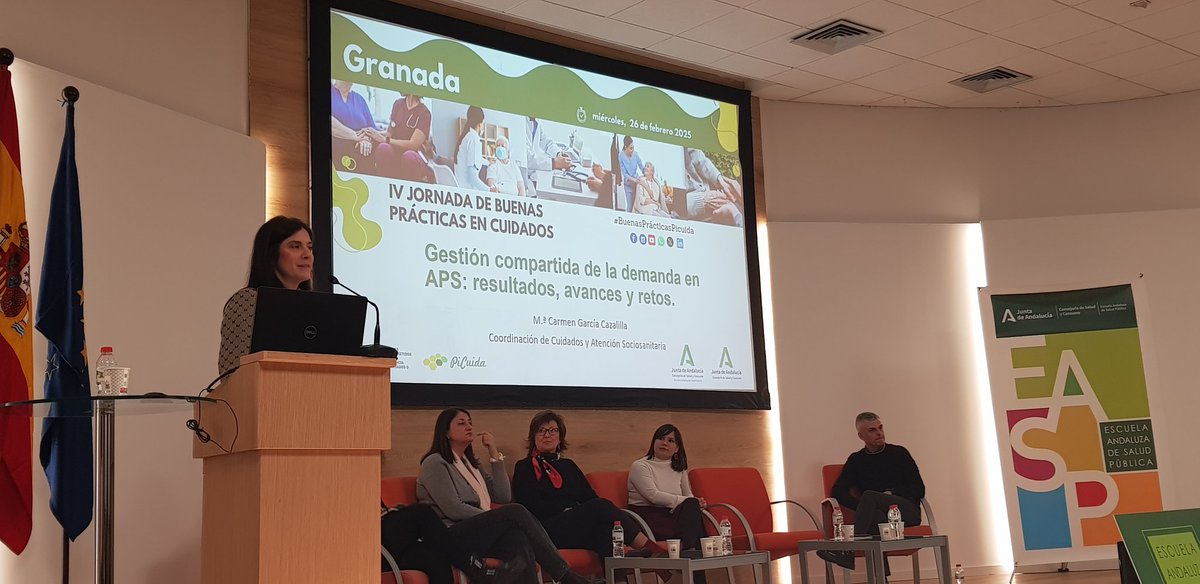 Nos hablan de la gestión compartida de la demanda en atención primaria....#BuenasPracticasPicuida