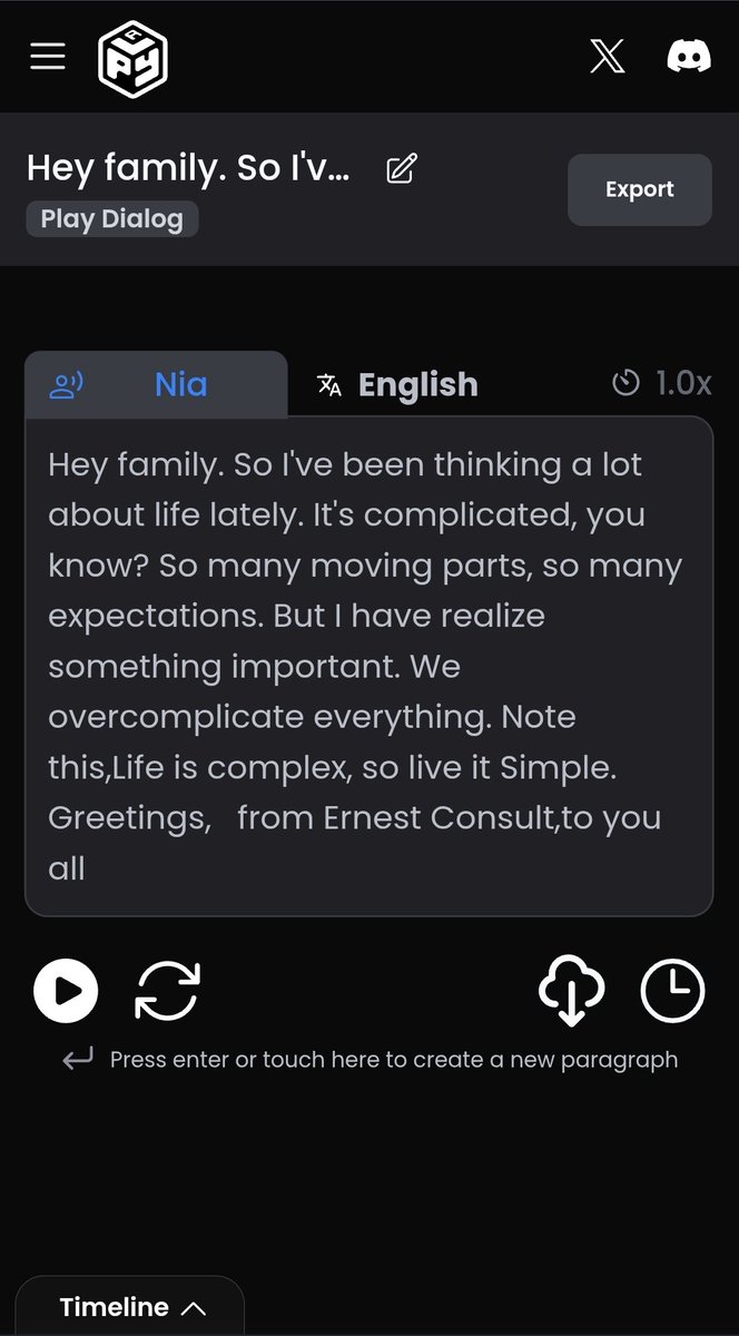 Using play.ht to generate or clone a voice.
#AIart #content