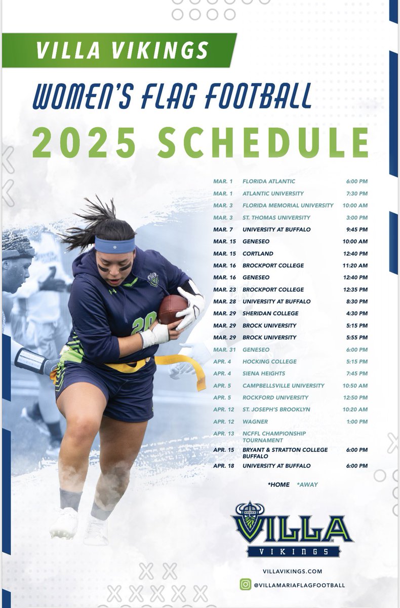 Villa Maria Womens’ College Flag Football (@villamariaflag) on Twitter photo 