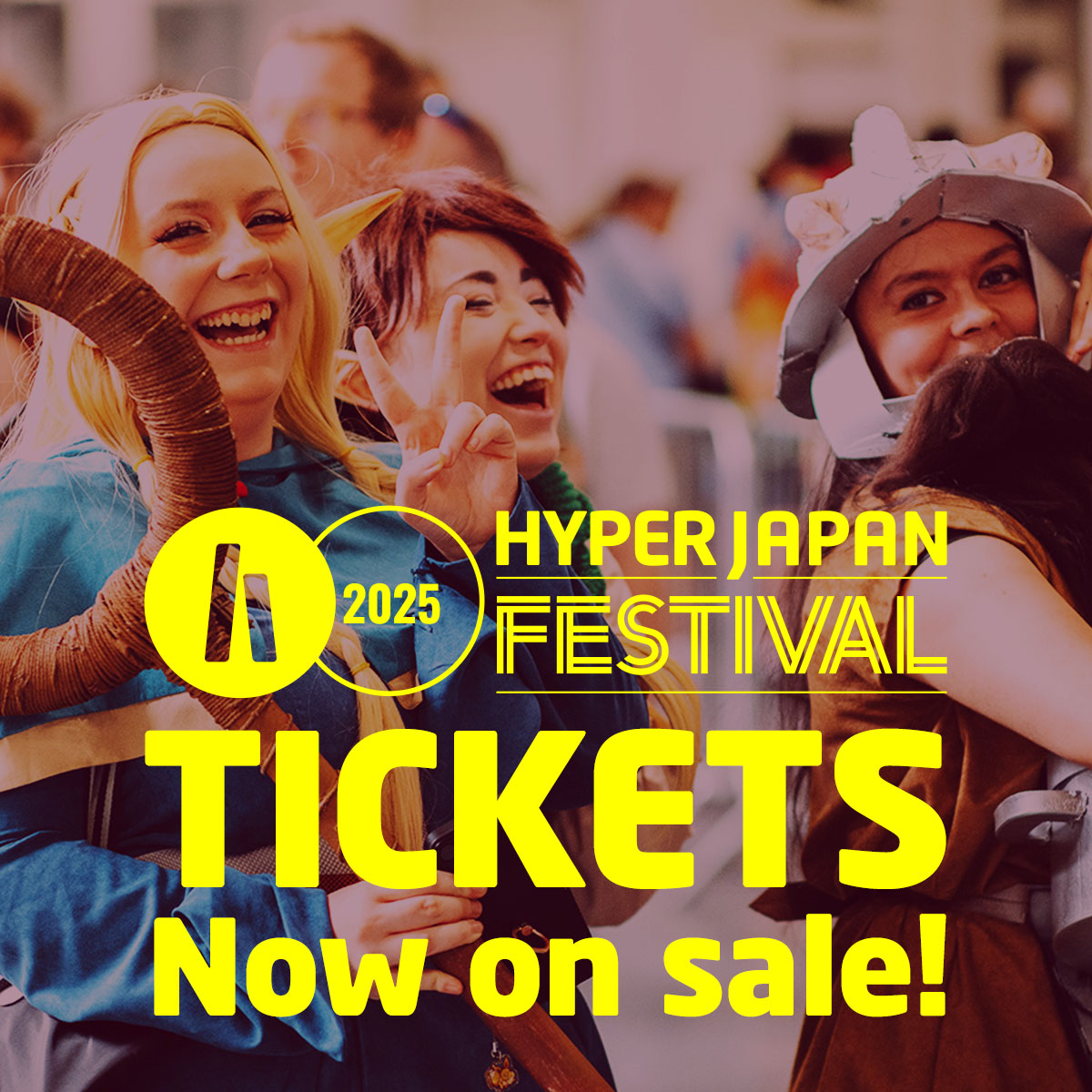 HYPERJAPANevent's tweet image. HYPER JAPAN Festival 2025 Tickets are now on sale🎟️
Buy tickets here: hyperjapan.co.uk/tickets/
📍Olympia Events, London W14 8UX
📅Dates & Times
- Friday 18 July 2025: 12:00–20:00
- Saturday 19 July 2025: 10:00–20:00
- Sunday 20 July 2025: 10:00–17:00
お待ちしております!