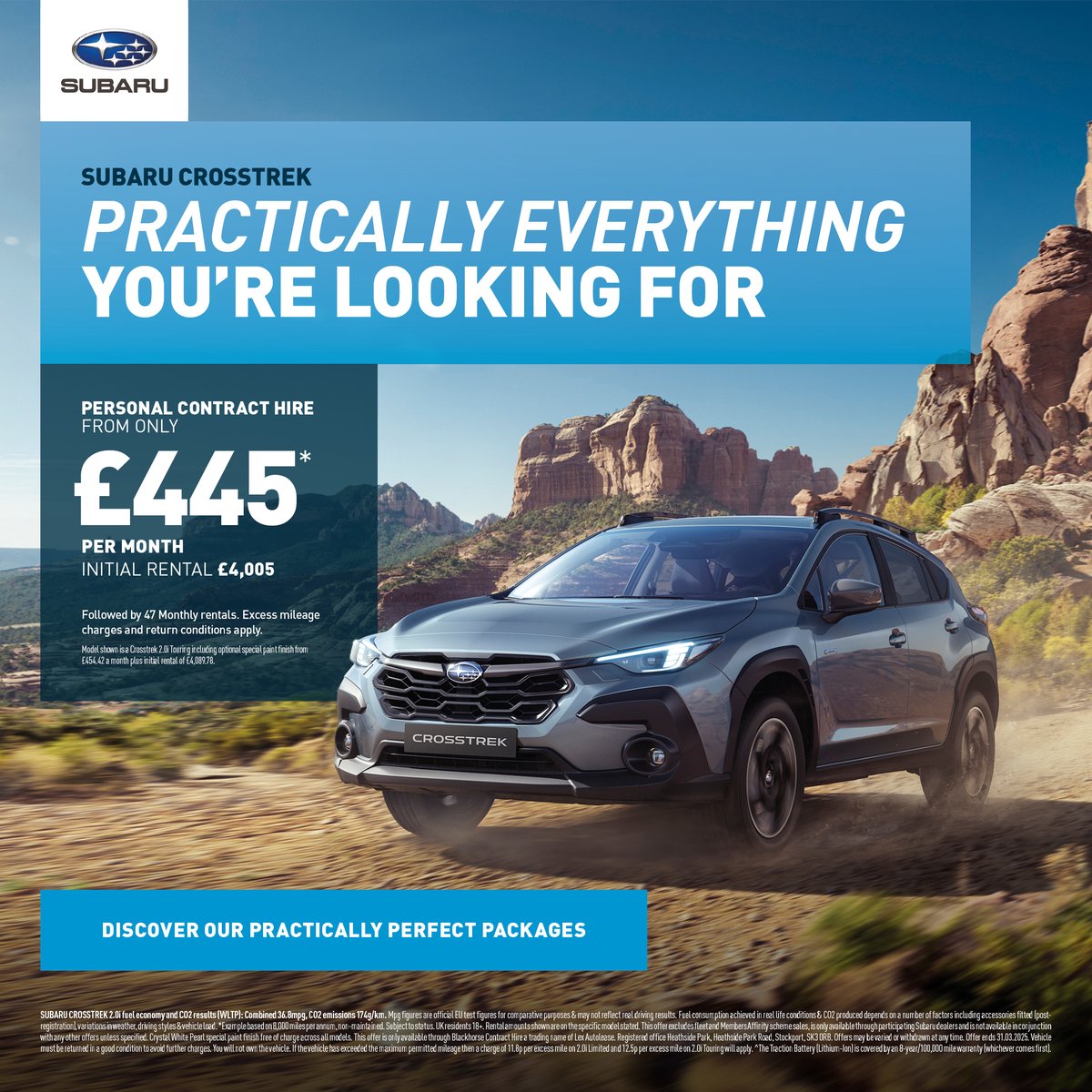 Whether it’s school runs, daily commutes, or spontaneous weekend adventures, the Subaru Crosstrek is ready to tackle it all.
Drive it your way with Personal Contract Hire starting at just £445 per month! Learn more: loom.ly/vUsEU7g

#SubaruCrosstrek #WestHeathSubaru