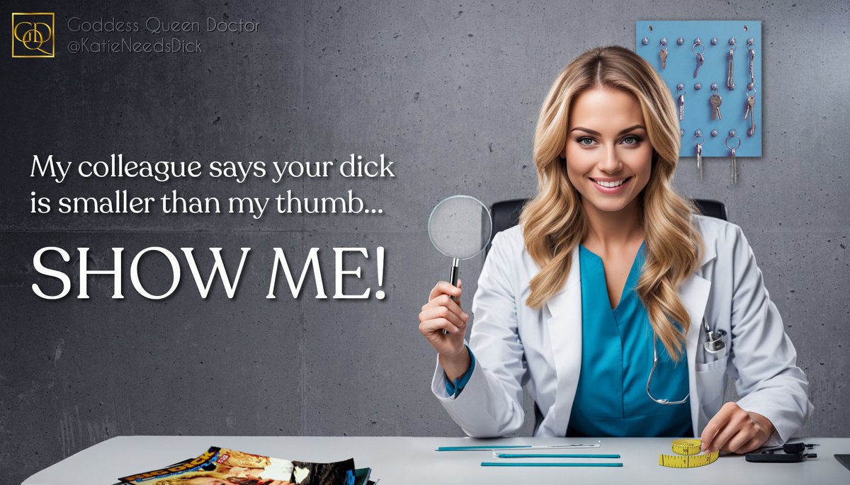 Are you the sort of pathetic mini dick that might be referred to my special Mini Dick Clinic?
⭐️REPOST if you’ve got a mini dick
⭐️FOLLOWERS ONLY are welcome to show their useless clit dicks for me to give my honest assessment

⚠️ Do not post if easily offended