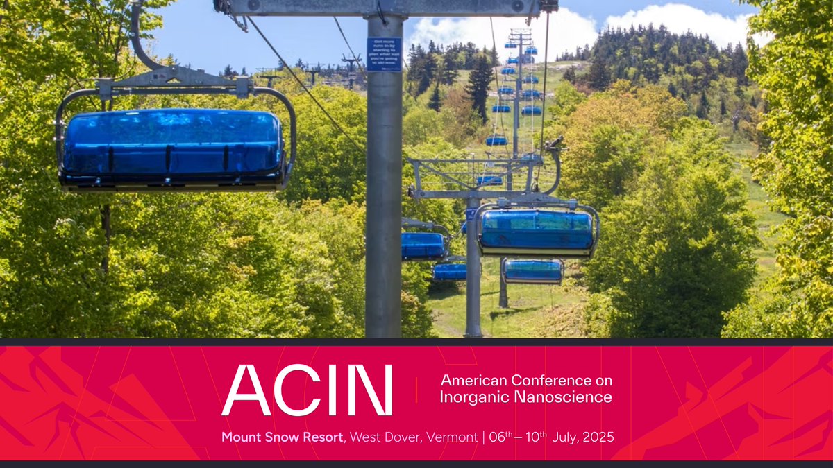 🔴Join leading researchers at the American Conference on Inorganic Nanoscience #ACIN for 5 days of lectures including #QuantumDots, metals, catalysts &amp; more

👉Take this opportunity to connect with global experts!

📆6-10 July 2025
📍Dover,USA

🔗Apply now:acin.scitoevents.com/apply-now/