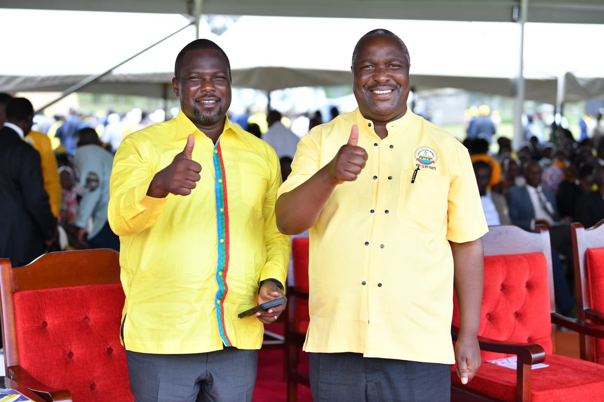 Hon. Dr. Elioda Tumwesigye (@dr_elioda) on Twitter photo NRM Secretary General Rt Hon. <a href="/TodwongR/">Todwong Richard</a> and myself as the Chairman NRM Sheema District, at the Ankole  Leaders Meeting with H.E The President of Uganda and National Chairman NRM Gen Yoweri Kaguta Museveni in Bushenyi today 26th Feb 2025 NRM Secretary General Rt Hon. <a href="/TodwongR/">Todwong Richard</a> and myself as the Chairman NRM Sheema District, at the Ankole  Leaders Meeting with H.E The President of Uganda and National Chairman NRM Gen Yoweri Kaguta Museveni in Bushenyi today 26th Feb 2025