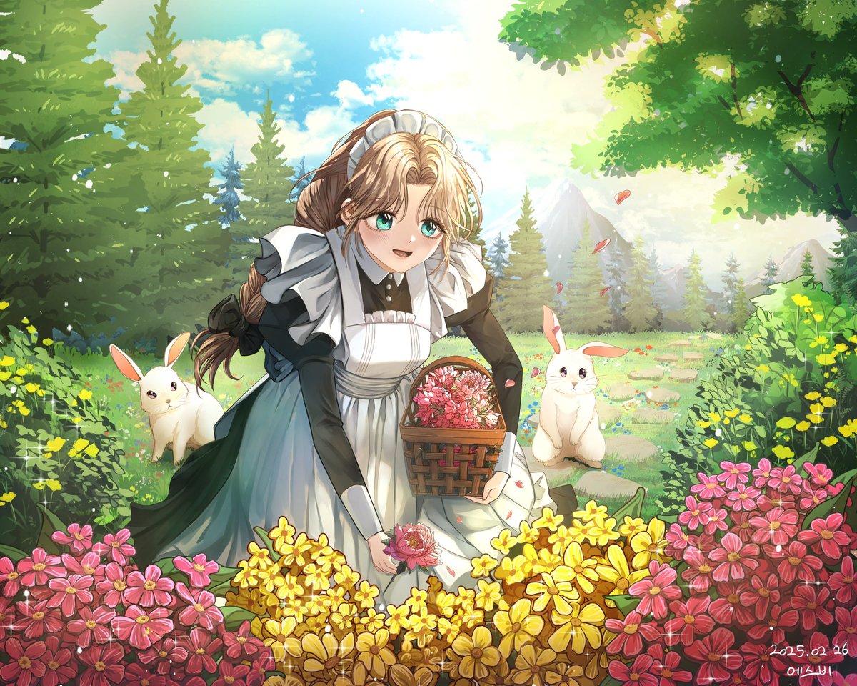 #공주보다시녀가천직이었습니다 #공시천 #일러스트 #정원일러스트 #시녀일러스트

학원에서 카카오 웹툰캐릭터인 시녀일러스트 작업입니다. 꽃만 8시간 그림..ㅋ