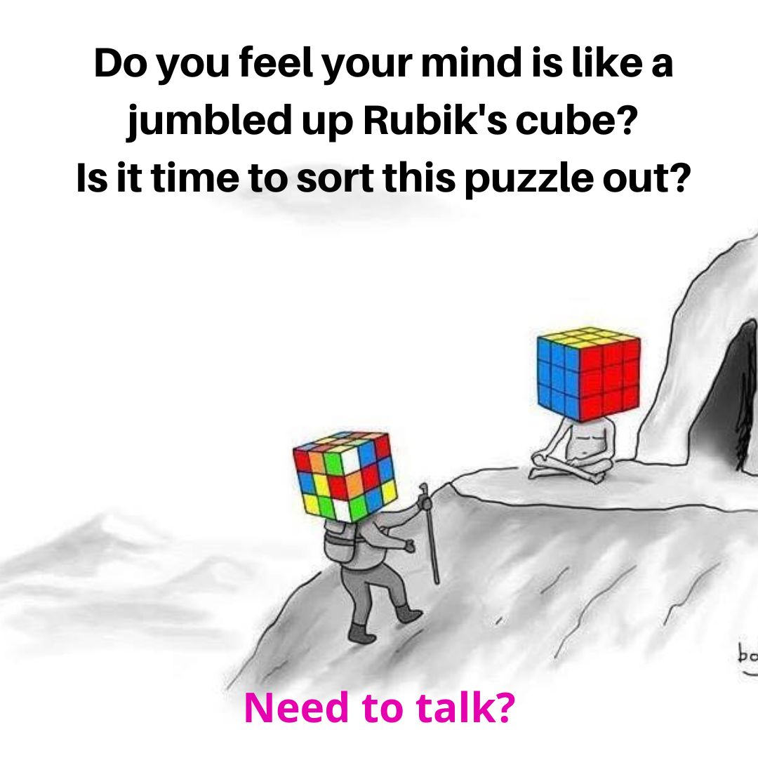 Are you feeling like your mind’s a jumbled Rubik’s Cube😵?

Want some help to unravel the chaos and solve the puzzle? 

Let’s twist and turn until it’s complete! 

#change #coaching
