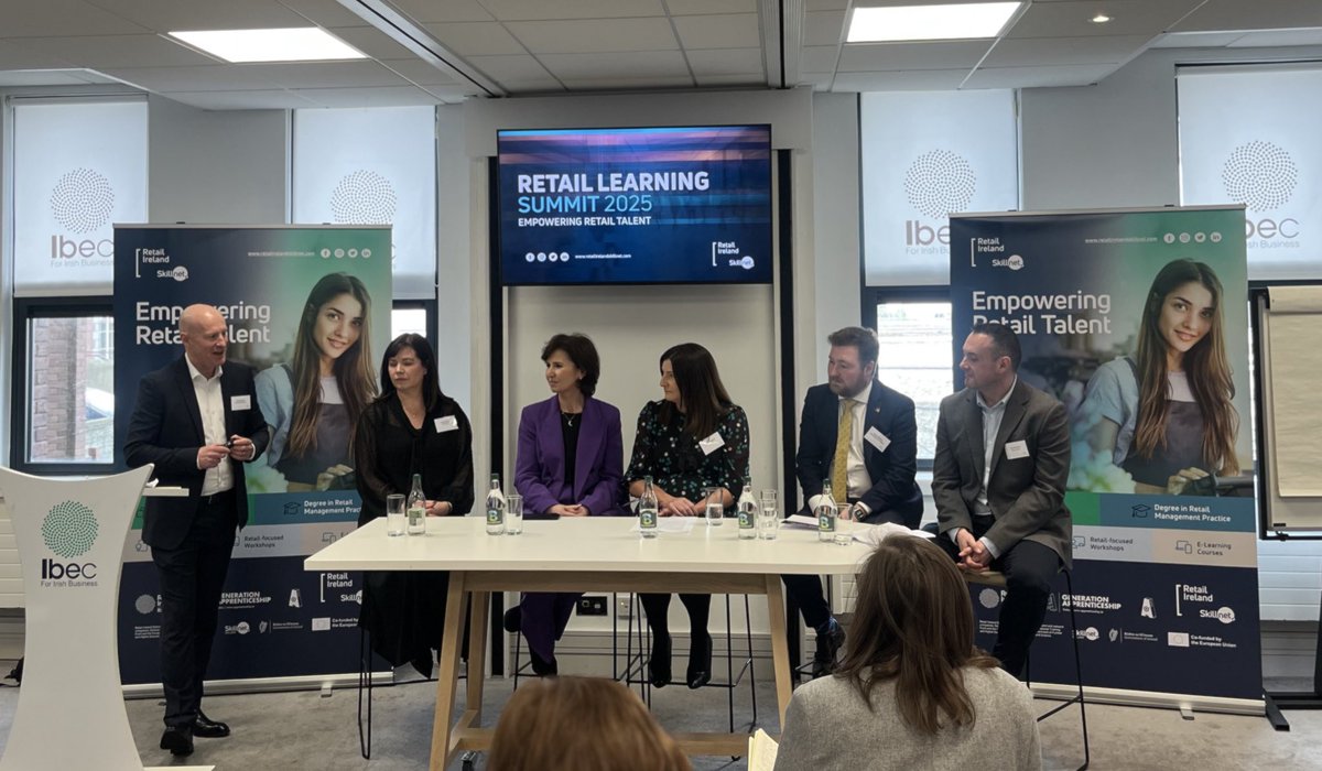 Retail Ireland Skillnet (@retailskillnet) on Twitter photo Employe Panel with leading retail professionals talking about how the L&D function is working within different retail environments.
Thanks to Jean Martin, Jacinta Greene, Joanne Doyle, Aaron Wynne, and Tom Dowling.
<a href="/SkillnetIreland/">Skillnet Ireland</a> <a href="/Retail_Irl/">Retail Ireland</a> <a href="/apprenticesIrl/">Apprenticeship Irl</a> Employe Panel with leading retail professionals talking about how the L&D function is working within different retail environments.
Thanks to Jean Martin, Jacinta Greene, Joanne Doyle, Aaron Wynne, and Tom Dowling.
<a href="/SkillnetIreland/">Skillnet Ireland</a> <a href="/Retail_Irl/">Retail Ireland</a> <a href="/apprenticesIrl/">Apprenticeship Irl</a>
