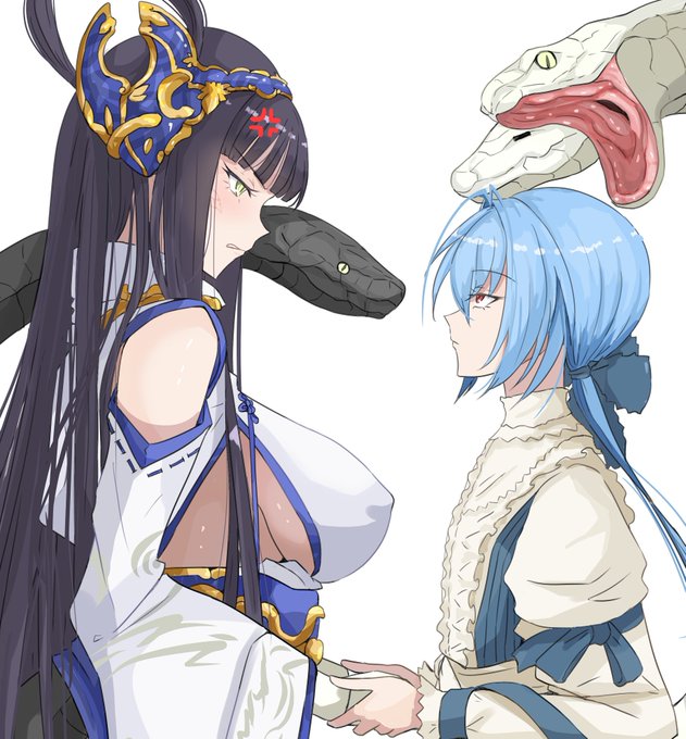 Skeb完成しました。
ご支援、リクエスト、ブーストもありがとうございました!!
髪フェチとしましてはとても楽しく描かせていただきました。蛇さんもかわいい感じで描かせていただきました。
別アングルでも映えそうなキャラで描いてて楽しかったです。

改めて、リクエストありがとうございました! 