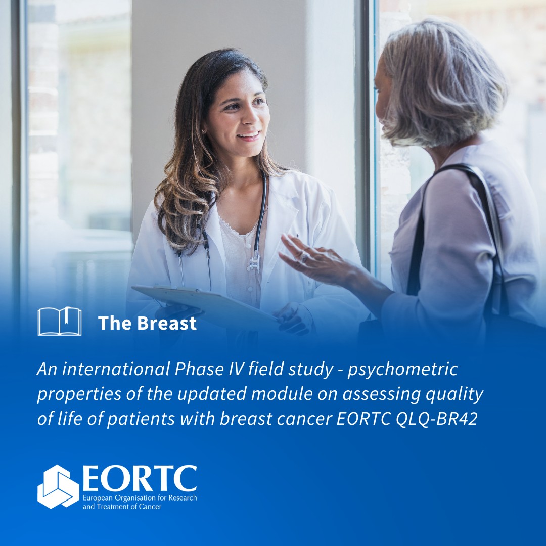 EORTC (@eortc) on Twitter photo 📢 The EORTC questionnaire for assessing #QualityofLife in #BreastCancer patients has been updated!
The EORTC QLQ-BR42 adds 19 new items reflecting modern treatments to the QLQ-BR23. An essential tool for trials: doi.org/10.1016/j.brea…
#CancerResearch <a href="/EORTC_BCG/">EORTC Breast Cancer Group</a> <a href="/EORTC_QLG/">EORTC Quality of Life Group (QLG)</a> 📢 The EORTC questionnaire for assessing #QualityofLife in #BreastCancer patients has been updated!
The EORTC QLQ-BR42 adds 19 new items reflecting modern treatments to the QLQ-BR23. An essential tool for trials: doi.org/10.1016/j.brea…
#CancerResearch <a href="/EORTC_BCG/">EORTC Breast Cancer Group</a> <a href="/EORTC_QLG/">EORTC Quality of Life Group (QLG)</a>