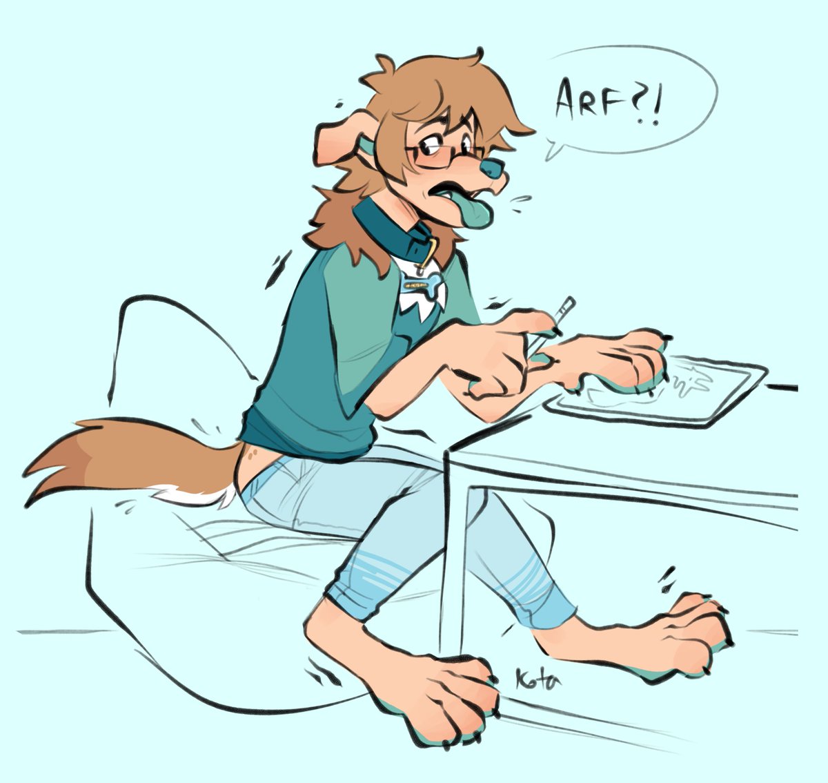 When you notice you’ve sprouted a tail