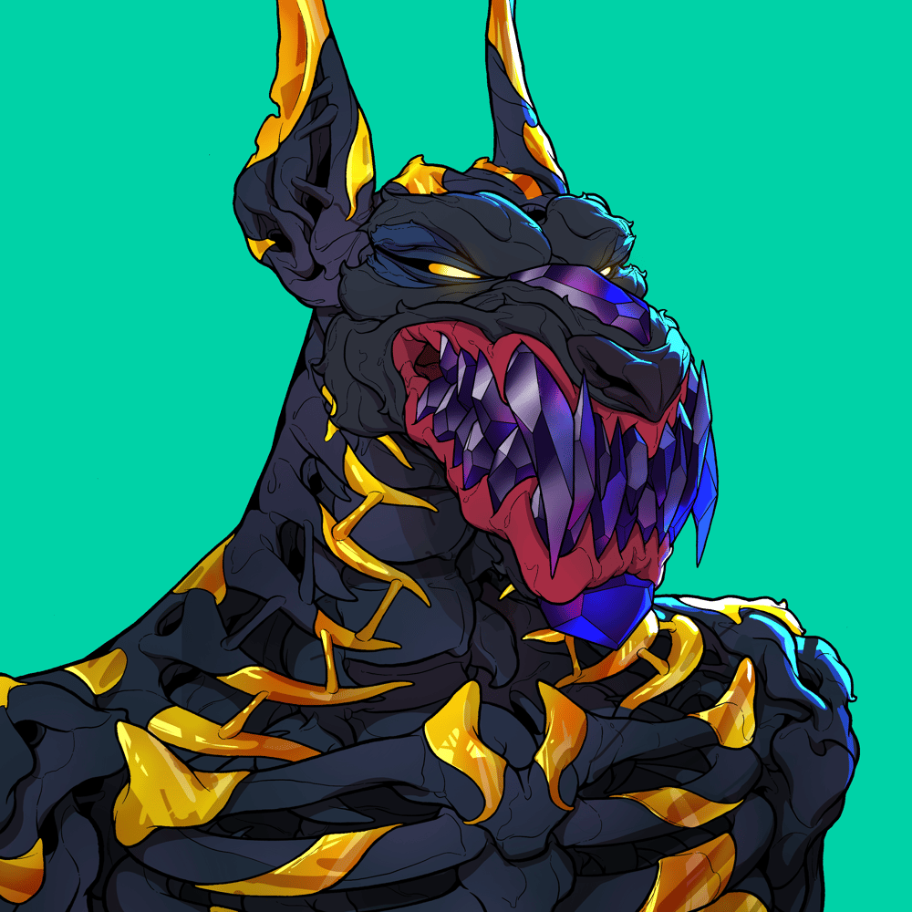 Reveal is live!!!

I now have a bunch of fused <a href="/MutantHounds/">Mutant Hounds</a> in my wallet. I particularly really like my rare awakened hound, with black diamond grill. Only 2 in the collection right now!!!

Can't wait to see him causing chaos in the <a href="/OthersideMeta/">Othersidemeta</a> 

!Howl