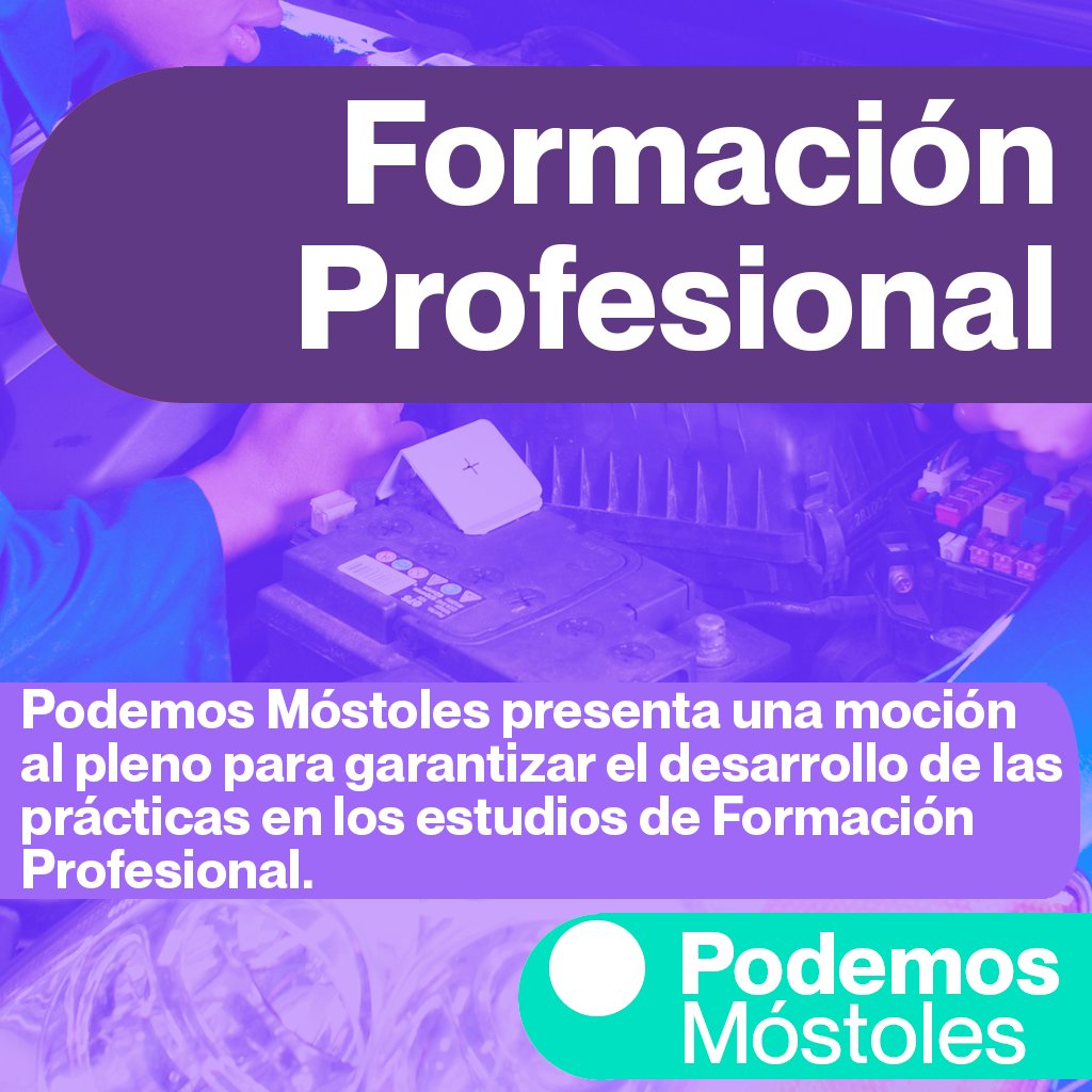 En el #PlenoMunicipal de #Móstoles llevamos dos Mociones en defensa de la #EducacionPública solicitando que no se trasladen los cursos de 1º y 2º de ESO a los colegios. Y que se garanticen las prácticas en #FP #EnMóstolesPodemos