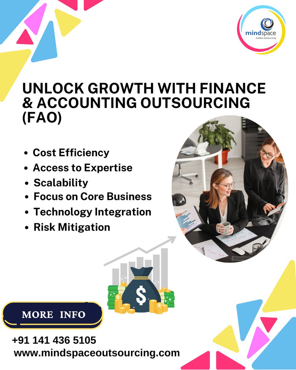 ms_bookkeeping's tweet image. Unlock business growth with Finance &amp;amp; Accounting Outsourcing (FAO)! ✅ 
#FinanceOutsourcing #AccountingSolutions #BusinessGrowth #Scalability #CostEfficiency #FAO #MindspaceOutsourcing #FocusOnSuccess