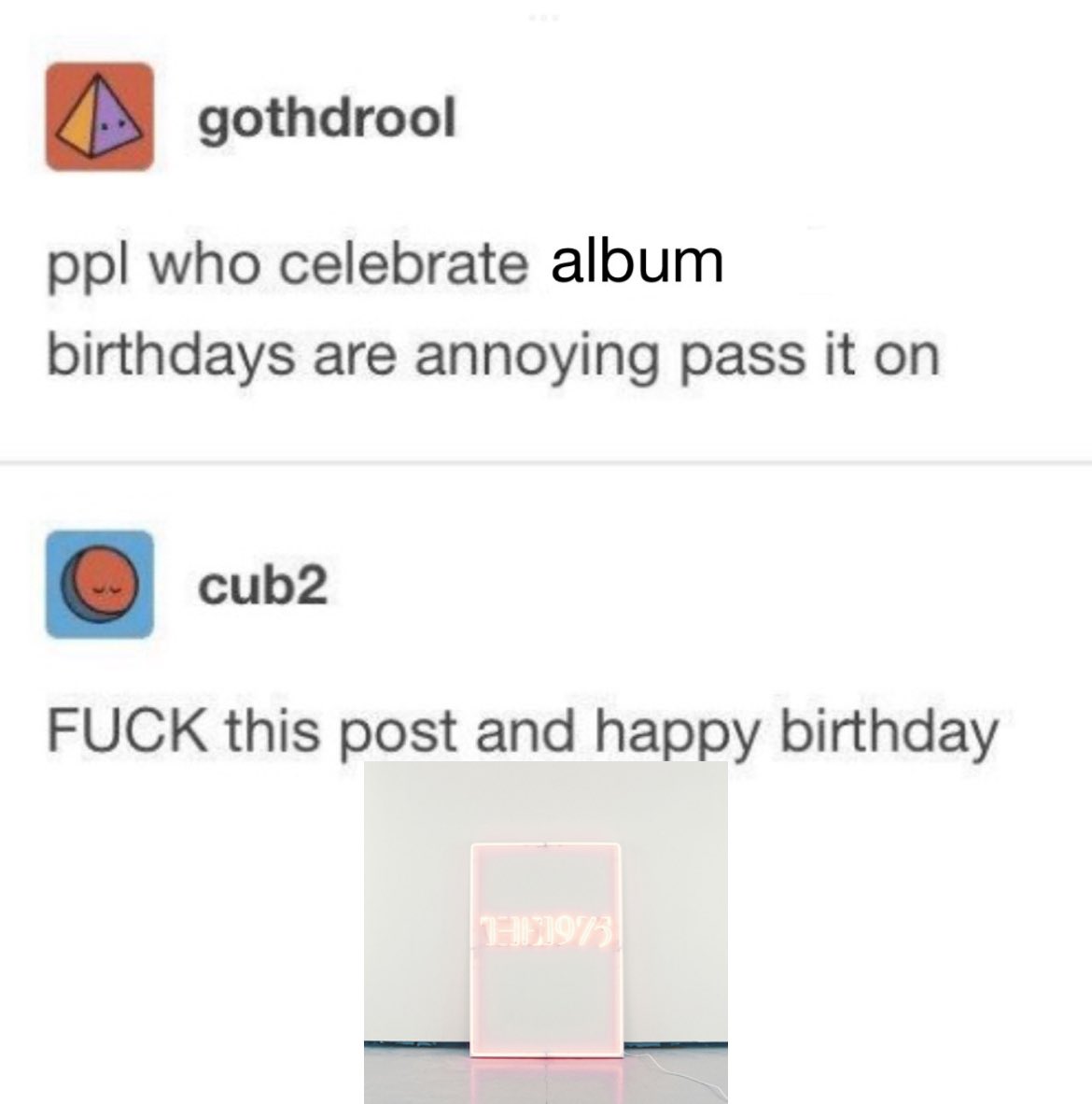 happy birthday to the best 1975 album!!! 🎉