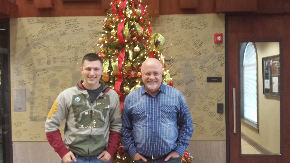 Riley Blanton (@therileyguy) on Twitter photo One time I took a festive picture with <a href="/DaveRamsey/">Dave Ramsey</a> in a Boba Fett hoodie. It might be the most Riley thing ever. One time I took a festive picture with <a href="/DaveRamsey/">Dave Ramsey</a> in a Boba Fett hoodie. It might be the most Riley thing ever.