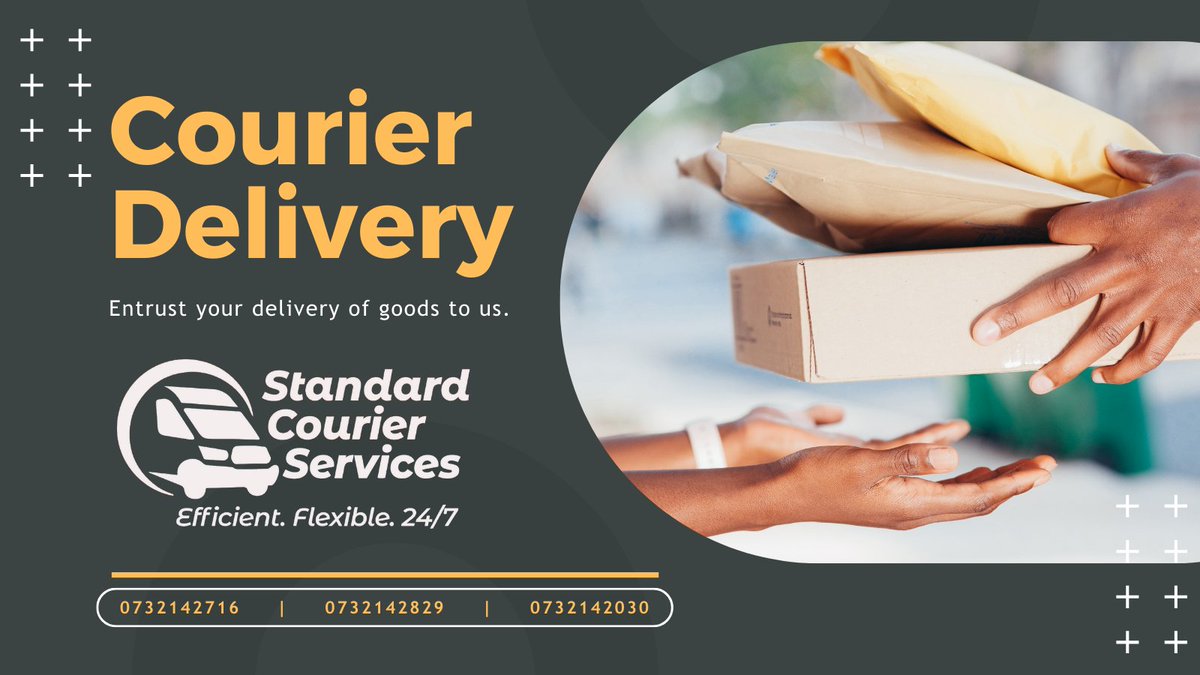 StandardCourier's tweet image. Entrust Standard Courier with your last mile deliveries. We do deliveries to your customer's door step in record time. Call us today for enquiries. #CourierServices