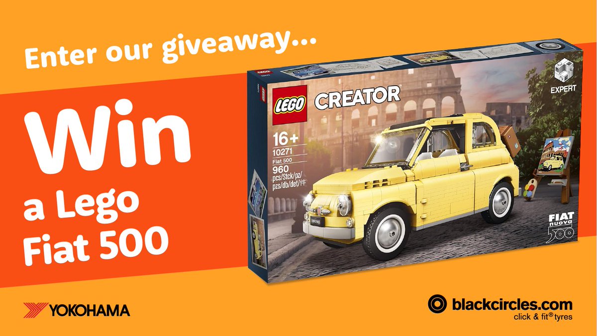 blackcircles's tweet image. Want to bring Italy to your living room with this classic LEGO Fiat 500 creator edition? Thanks to our buddies at Yokohama, you could be the lucky winner! 

To enter:
✈️ Tell us below, where is your favourite place to go for a city break?

[Ends March 19th].
T&amp;amp;Cs in the bio.