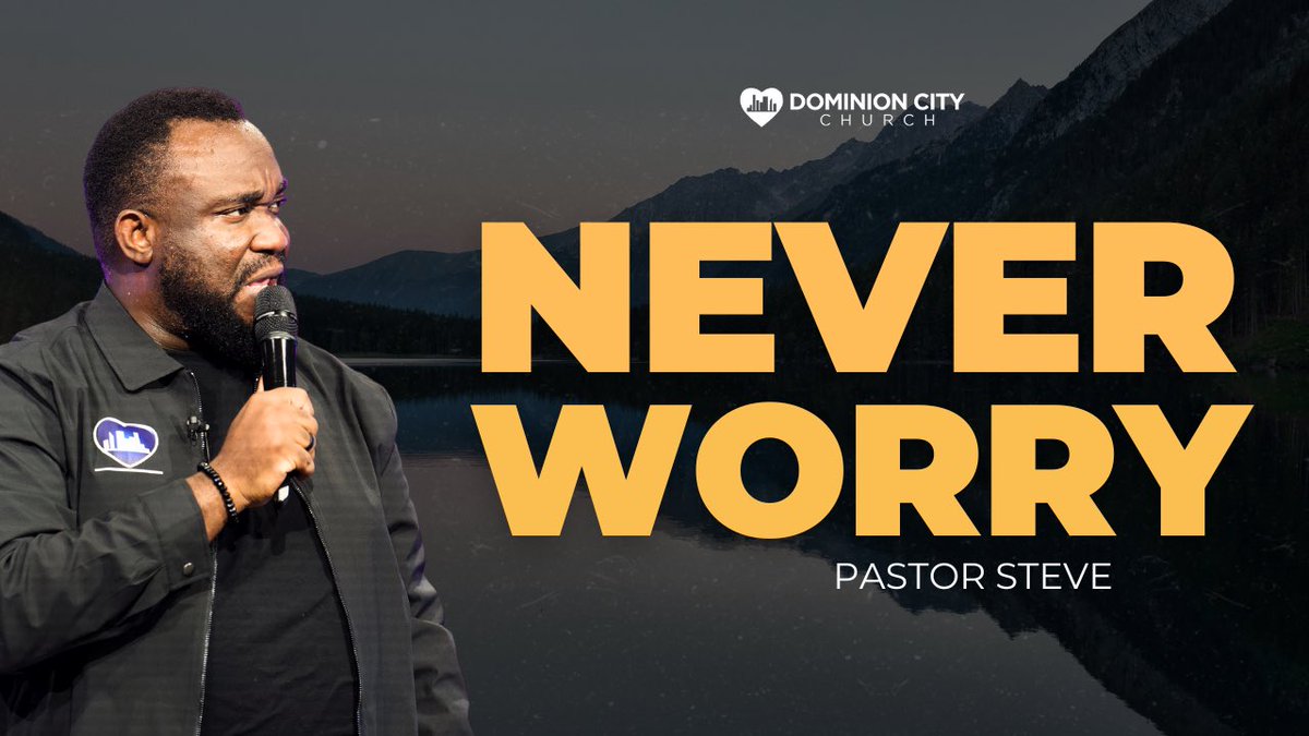Don’t let worry win. Watch this teaching to build unshakable faith 

youtu.be/8QIcByw5h_4?si…