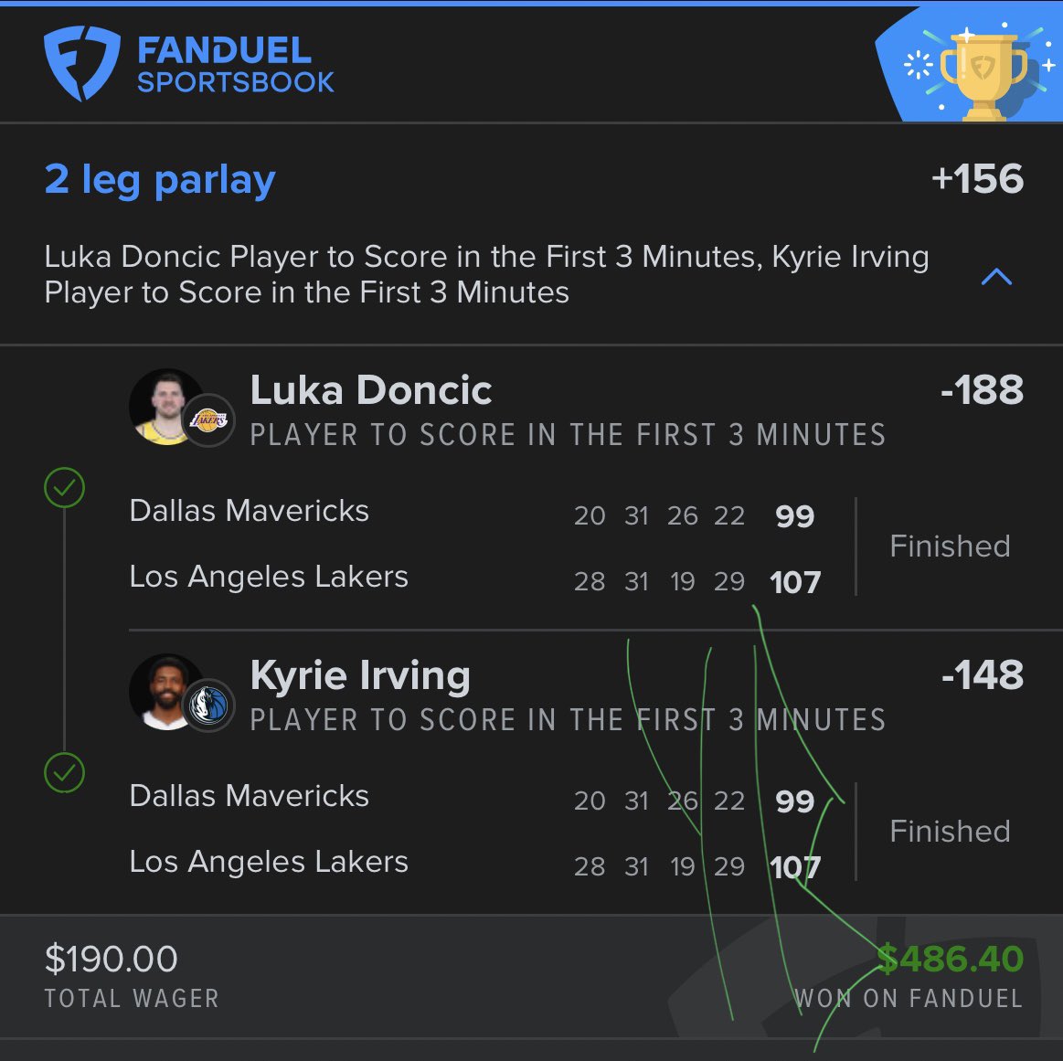 Yoda_Bets's tweet photo. That’s a 3-0 day. Gonna enjoy it.

Cheers. 🍻 
#gamblingtwitter #yodabets #sportsbetting https://t.co/P8nJOrY3co