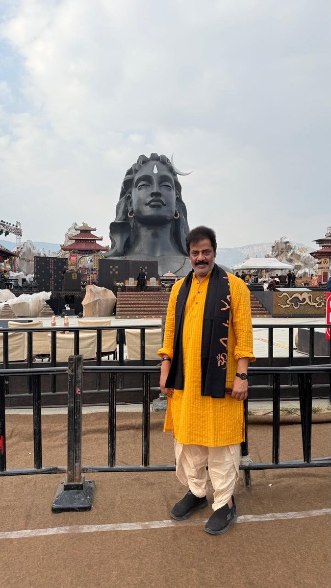 "Celebrate Mahashivratri 2025! 
Join for a night of meditation, music, and spiritual awakening. #Mahashivratri #IshaYoga #Shiva"