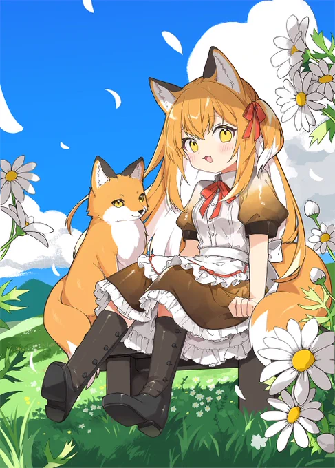 ふわふわのきつねちゃん 