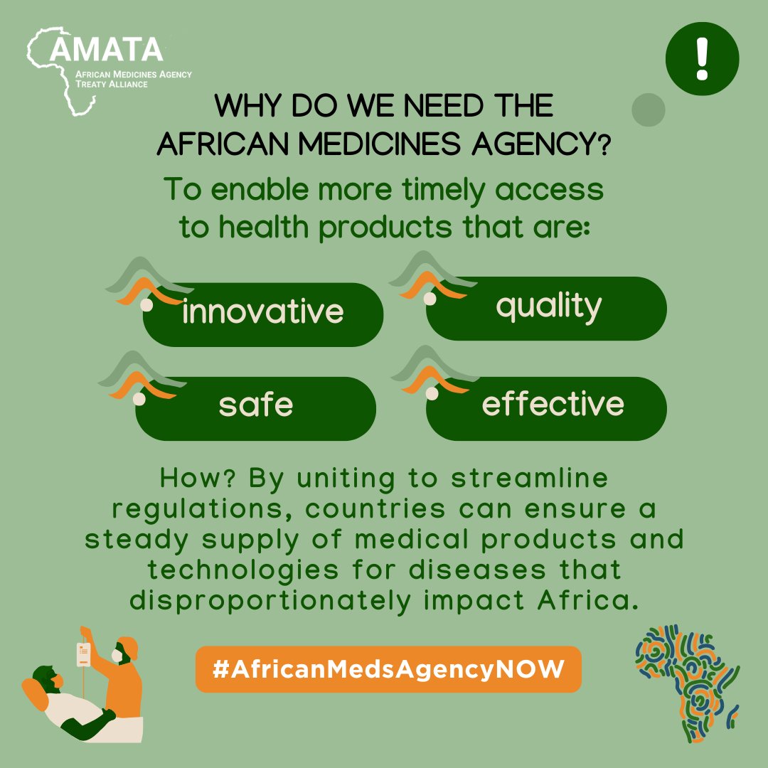 Amref Health Africa (@amref_worldwide) on Twitter photo Why do we need the African Medicines Agency? To enable more timely access to innovative, safe, quality and effective health products. It’s time for action! #AfricanMedsAgencyNOW <a href="/AfricanAmata/">African Medicines Agency Treaty Alliance (AMATA)</a> <a href="/_AfricanUnion/">African Union</a> Why do we need the African Medicines Agency? To enable more timely access to innovative, safe, quality and effective health products. It’s time for action! #AfricanMedsAgencyNOW <a href="/AfricanAmata/">African Medicines Agency Treaty Alliance (AMATA)</a> <a href="/_AfricanUnion/">African Union</a>