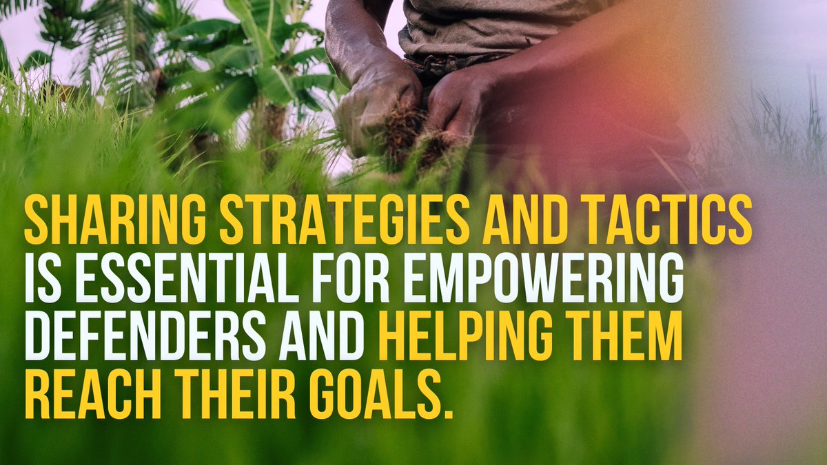 At ALLIED, we advocate for creating safe and enabling spaces for Indigenous, land, and environmental defenders worldwide 💪🌍 

How? 🤔 by sharing strategies and tactics that are essential for empowering defenders and helping them reach their goals 💚

#ALLIEDGlobal