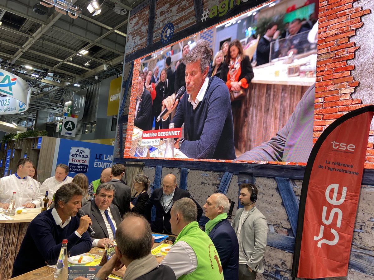 « <a href="/TSE_energy/">TSE, énergie de confiance</a> veut accélérer l’#agrivoltaisme pour fournir de l’électricité la moins chère possible tout en respectant la production agricole. Il faut lever les craintes car c’est nouveau » Mathieu Debonnet
#SIA2025 #agriculture #agridemain