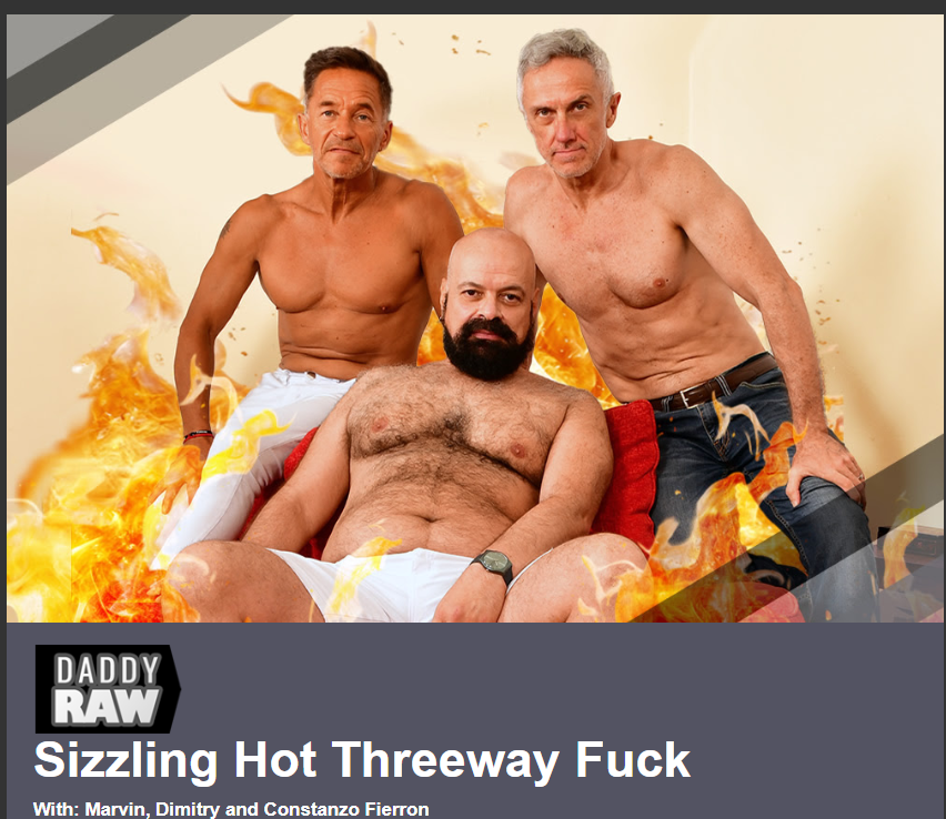 Older4me's tweet photo. Constanzo wasn't the top, but his being topped by these two studs was as high up the scale as two-men-on-one-man fucking gets!
https://t.co/tVgGXuMgDj https://t.co/XGLp9VW9X0