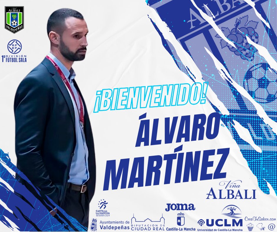 𝐂𝐎𝐌𝐔𝐍𝐈𝐂𝐀𝐃𝐎 𝐎𝐅𝐈𝐂𝐈𝐀𝐋 | 𝐀́𝐋𝐕𝐀𝐑𝐎 𝐌𝐀𝐑𝐓𝐈́𝐍𝐄𝐙, 𝐍𝐔𝐄𝐕𝐎 𝐄𝐍𝐓𝐑𝐄𝐍𝐀𝐃𝐎𝐑 𝐃𝐄𝐋 𝐕𝐈𝐍̃𝐀 𝐀𝐋𝐁𝐀𝐋𝐈 𝐕𝐀𝐋𝐃𝐄𝐏𝐄𝐍̃𝐀𝐒

El Viña Albali Valdepeñas ha llegado a un acuerdo con el entrenador Álvaro Martínez, que quedará ligado al club vinatero
