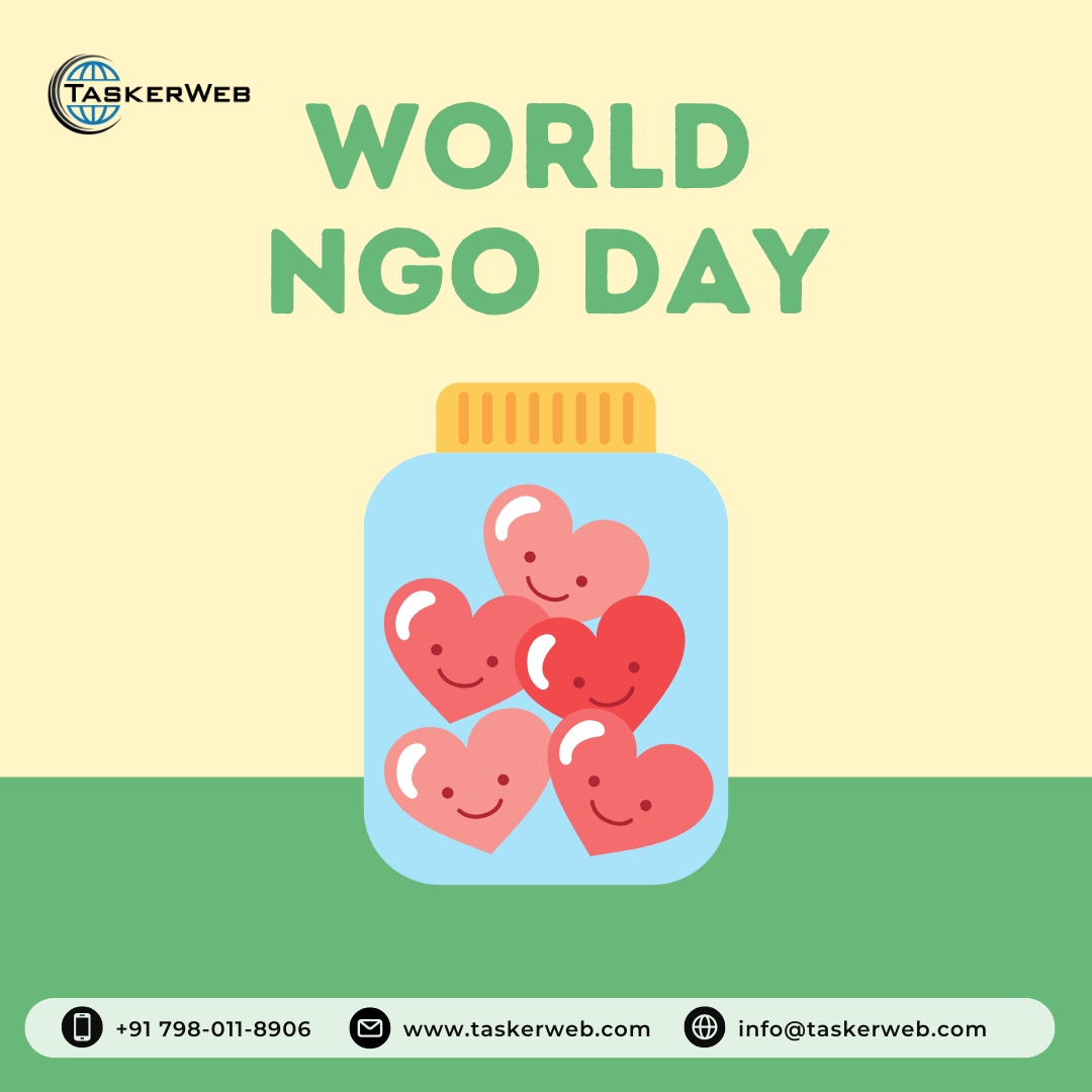 TaskerWeb_'s tweet image. World NGO Day is a reminder that each of us has the power to make a difference. Whether it's volunteering, donating, or simply spreading awareness, your actions can amplify the impact of NGOs.
Find an organization that aligns with your passion and get involved today.
#NGOImpact