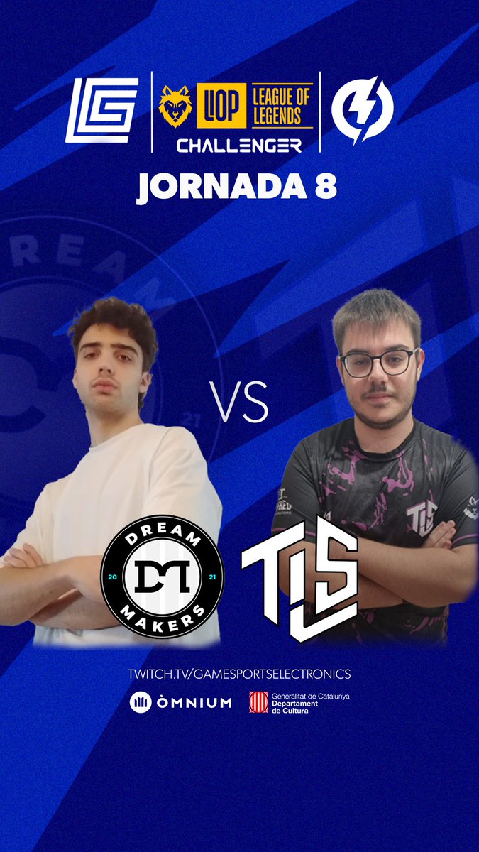 Gamesportselect's tweet photo. 1โฃ Partit
@DreamMakersClub
โ๏ธ TOP: @Blizz_0o
๐ JUNGLA: @valencianillo_
๐ฉ MID: #rubun
๐น ADC: @xaviermanjon15
๐ก๏ธ SUPPORT: #marik928
๐
@TLS__eSports
โ๏ธ TOP: @PikielPato
๐ JUNGLA: @ElSalgueiro23
๐ฉ MID: @Pchill37
๐น ADC: @seeergii02
๐ก๏ธ SUPPORT: @uriotero https://t.co/Scl6OqiyoV