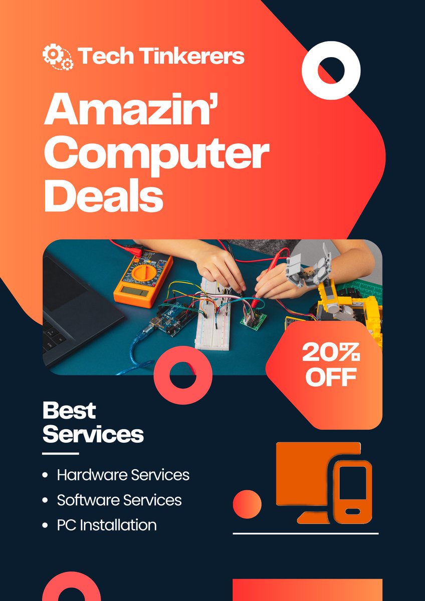 TechTinkers's tweet photo. Tech lover on a mission to bring you the best deals. Check out the site for discounts that make your wallet smile. 💻💸 #TechDeals #Savings https://t.co/eL8eCmxXtM