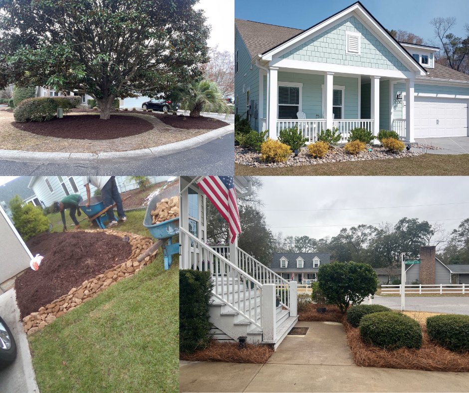 AmazingBlades's tweet image. Mulch, rock, or straw, WE DO IT ALL! Give us a call for a free estimate to brighten up your landscaping today! 

#amazingbladeslandscaping #takeyourweekendsback #installs