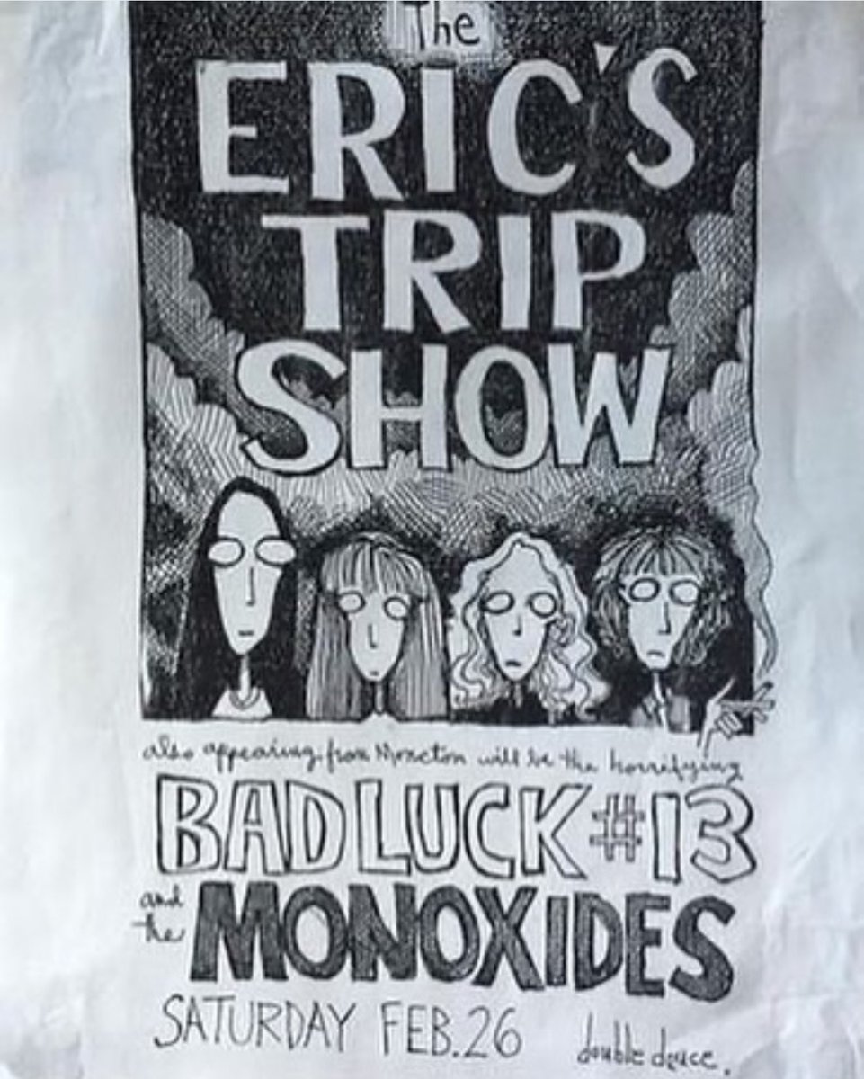 It was 31 years ago today in Halifax that we played an amazing show at the Double Deuce with our friends in Eric’s Trip and Bad Luck #13!