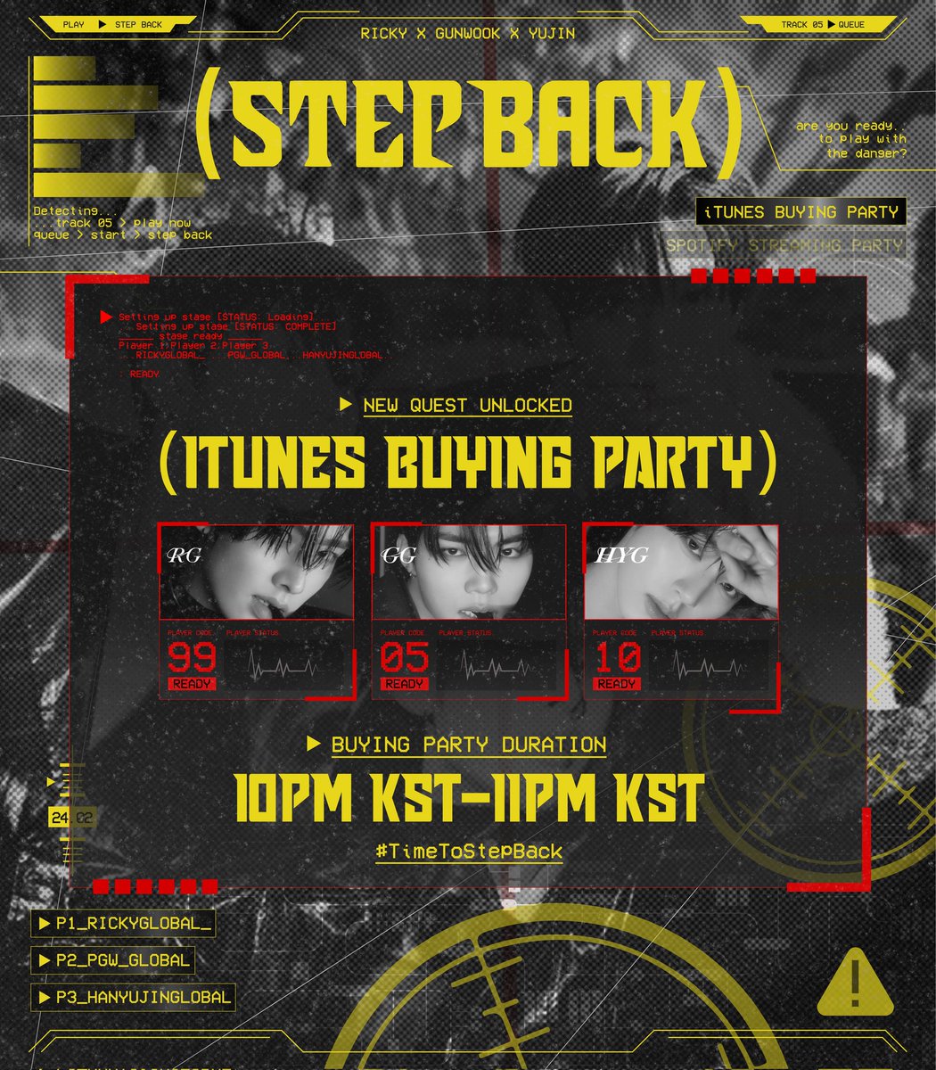 RICKYGLOBAL_'s tweet photo. STEP BACK ITUNES BUYING PARTY STARTS 🎉

ZEROSES! You can now start to buy ‘Step Back’ on iTunes! Please make sure to buy ‘Step Back’ separately from the Blue Paradise album for it to count as ‘Step Back’ sales.

⏰ 10 - 11 PM KST
🎯 Chart 1st in at least 3 countries

Use #TimeToStepBack to post your purchase proof and tag 3 of your friends so they can do the same!