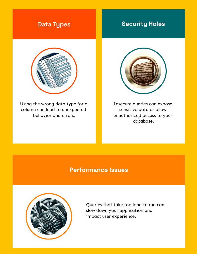 metisdata's tweet image. Even the best of us make mistakes. See the common source of issues with #sql #databases
Use Metis to avoid these problems altogether.

#observability #monitoring #reliability #errors