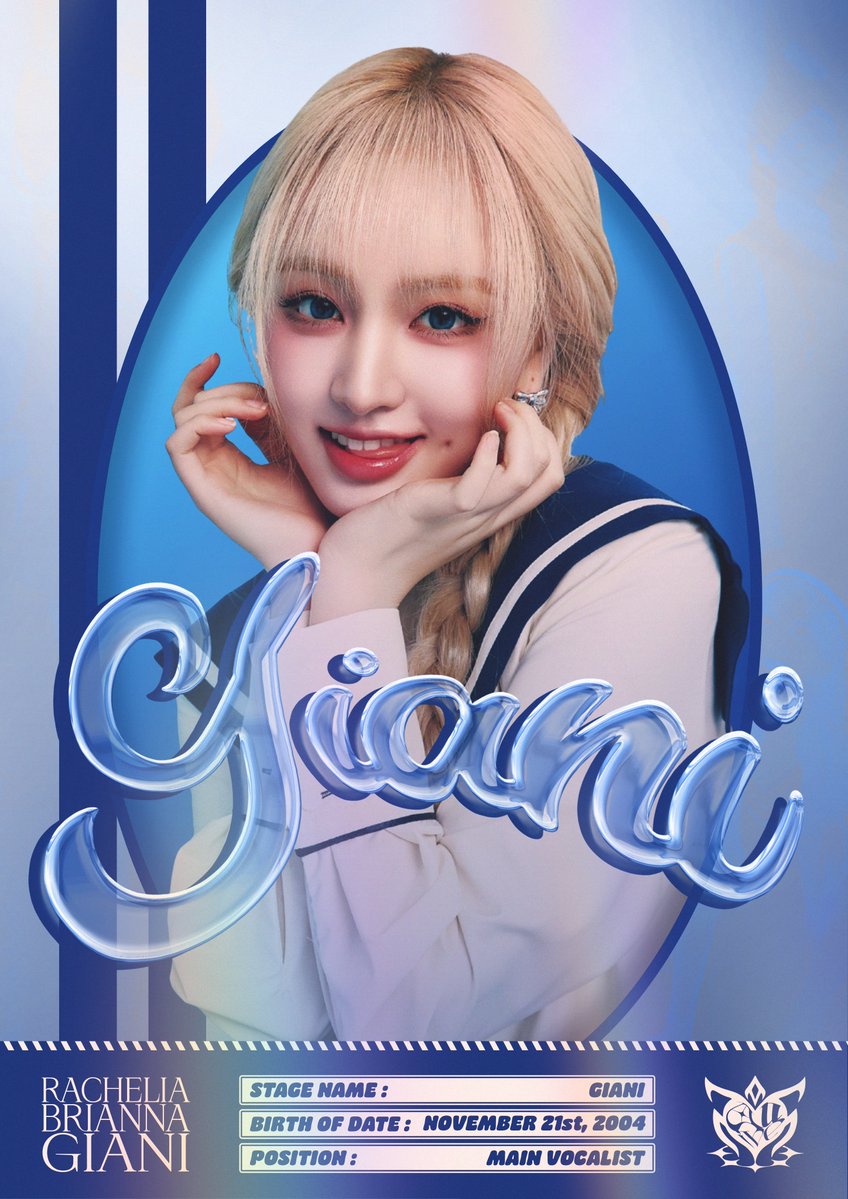 ㅤ

ㅤ𝗠𝗘𝗠𝗕𝗘𝗥  ♡⃕    𝗜𝗡𝗧𝗥𝗢𝗗𝗨𝗖𝗧𝗜𝗢𝗡
ㅤ───────     · · · · · ·   ───────
ㅤ⪩ㅤㅤㅤㅤ     #GIANIㅤ    ㅤㅤㅤ⪨

ㅤ𝑹𝒂𝒄𝒉𝒆𝒍𝒊𝒂 𝑩𝒓𝒊𝒂𝒏𝒏𝒂 𝑮𝒊𝒂𝒏𝒊,    ember-
ㅤglow soul,   born ‘neath in   𝟐𝟎𝟎𝟒
ㅤmoonlit lore; November’s hush.

ㅤ