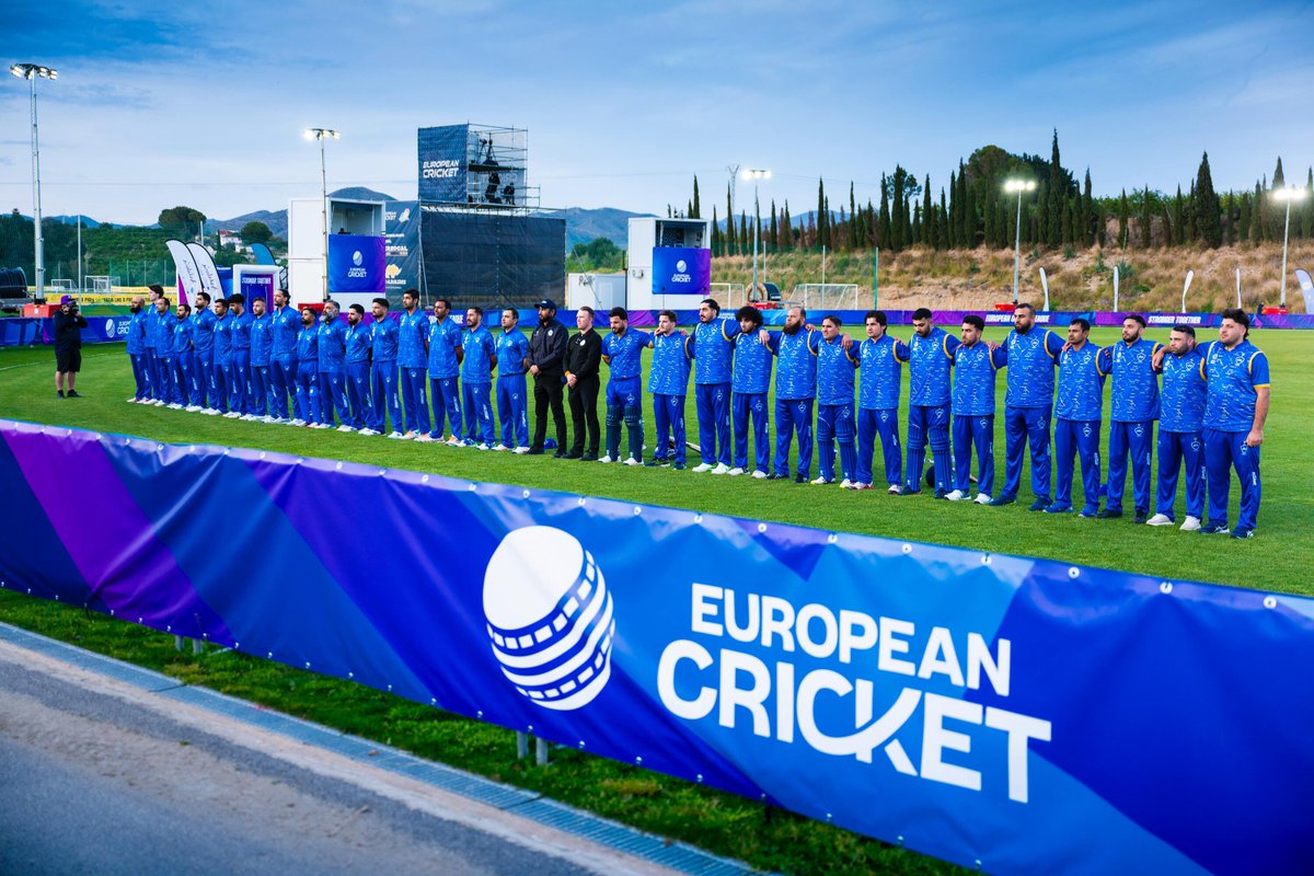 EuropeanCricket's tweet photo. Group A final is underway! 

It's Darmstadt CC 🆚 Dreux battling it out for a spot in Championship Week! Who will rise to the occasion?

#EuropeanCricket #ECL25 #StrongerTogether https://t.co/u7GWaWC1Vf