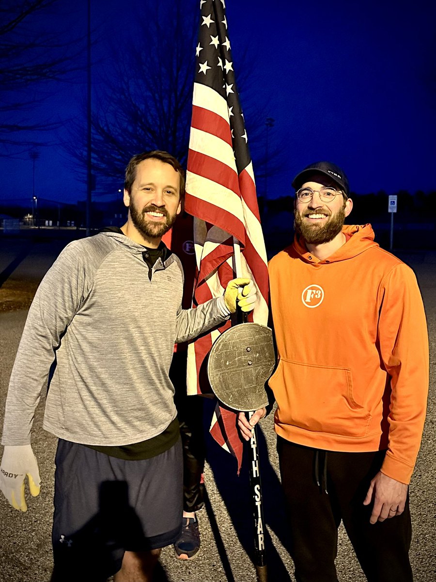 F3Centerfold / Mike Micciche (@centerfoldf3) on Twitter photo And the tradition continues….Shovel Flag hand off this morning at my home AO <a href="/F3DeathStar/">F3DeathStar</a> <a href="/F3GSONA/">F3 GSO Northern Alliance “G-Soña”</a> <a href="/F3Nation/">F3</a> Life is good !! 💪👊 And the tradition continues….Shovel Flag hand off this morning at my home AO <a href="/F3DeathStar/">F3DeathStar</a> <a href="/F3GSONA/">F3 GSO Northern Alliance “G-Soña”</a> <a href="/F3Nation/">F3</a> Life is good !! 💪👊